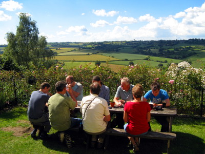 Loverly view from the beer garden!