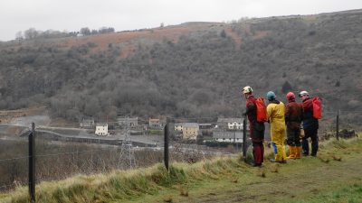 Checking out the roadworks