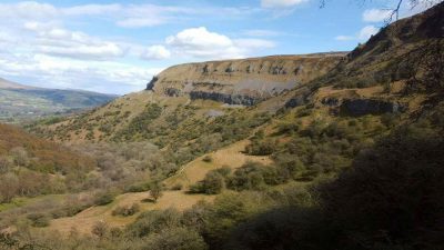 The Llangattock Escarpment looking back from Agen Allwedd - Photo by Alex Gledhill