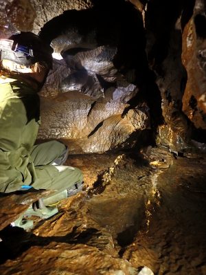 Terri Looking at a Missing Sump