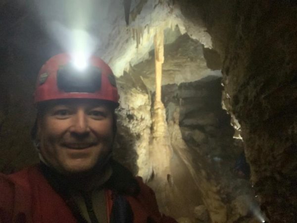 Adam takes a Selfie in Tratman's Temple